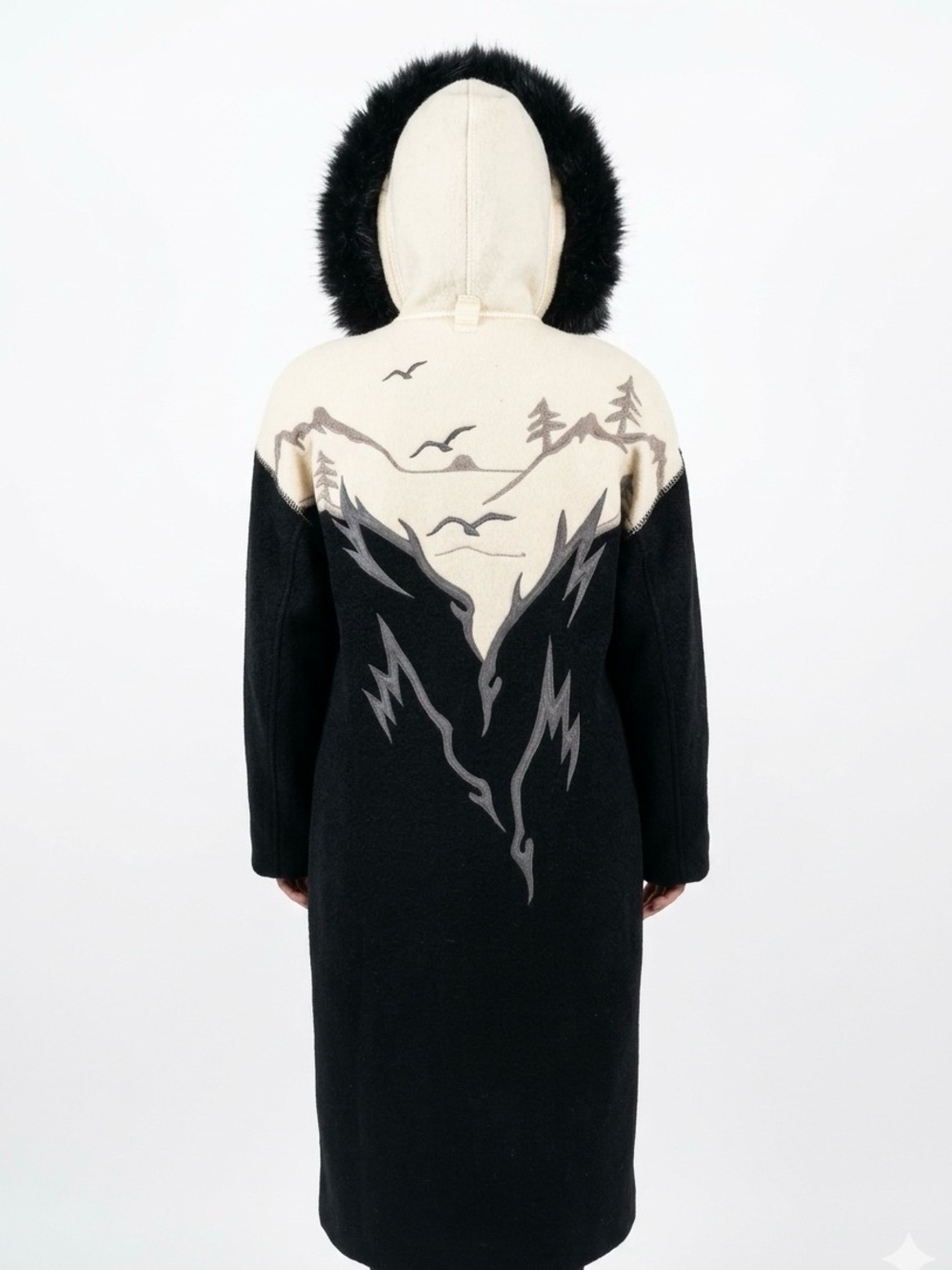 New Condition Vintage Linda Lundstrom Laparka “Mountain Air” Wool Coat